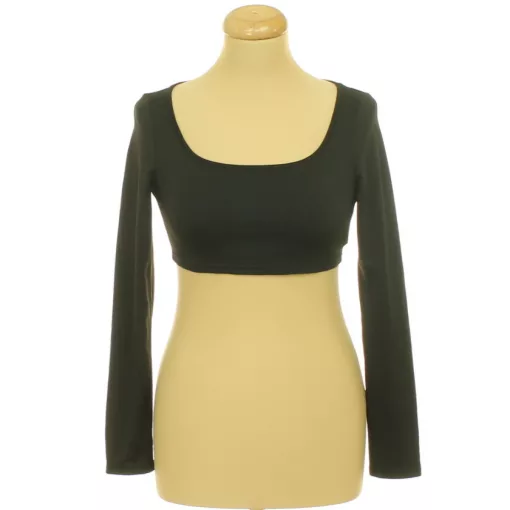 Shein fekete elasztikus top