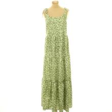 Shein virágmintás zöld ruha