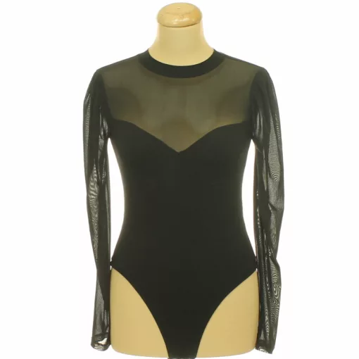 NA-KD neccbetétes fekete body
