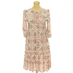 Just Anna mintás viszkóz ruha