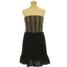 Shein mintás pánt nélküli ruha