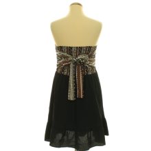 Shein mintás pánt nélküli ruha