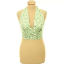Shein mintás zöld top