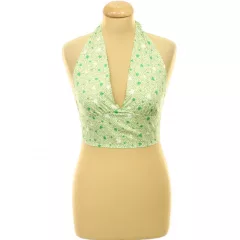 Shein mintás zöld top