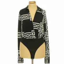 Fashion Nova mintás body-nadrág szett