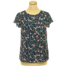 Primark virágmintás kék blúz