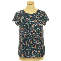 Primark virágmintás kék blúz