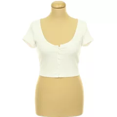 H&M gombos fehér top
