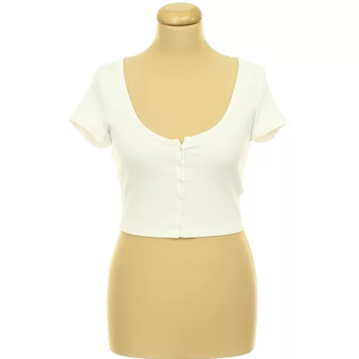 H&M gombos fehér top