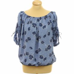 Papaya virágmintás blúz