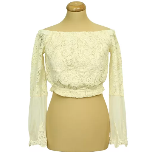River Island horgolt csipke blúz