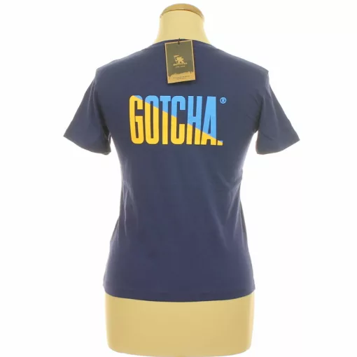 Gotcha sötétkék pamut póló