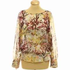 H&M mintás muszlin blúz