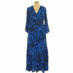 Myleene Klass mintás kék ruha