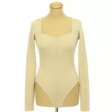 Asos barna bordáskötött body