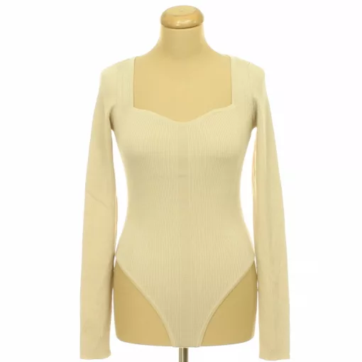 Asos barna bordáskötött body