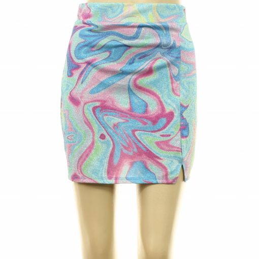 Primark színes mintás csillámló szoknya