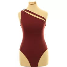 Shein bordó félvállas body