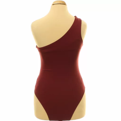 Shein bordó félvállas body