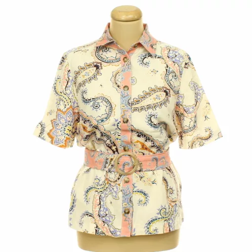 River Island mintás lenkeverék ing