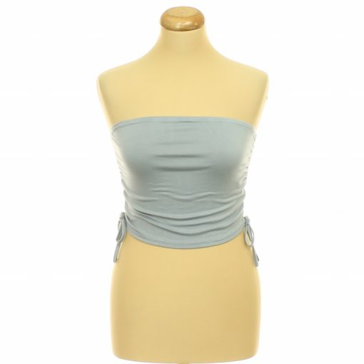 Shein ráncolt szürke top