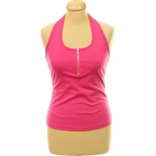 Pink nyakpántos felső