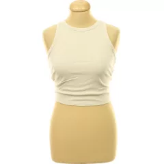 Shein ráncolt bézs trikó