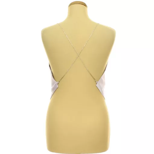 Shein strasszköves szatén top