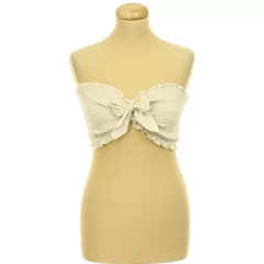 Shein krémszínű top