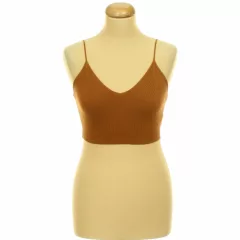 Shein barna kötött top