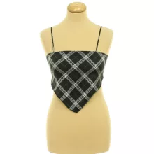 H&M kockás szatén top