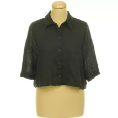 H&M fekete len ing