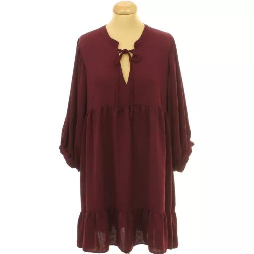Dorothy Perkins bordó ruha