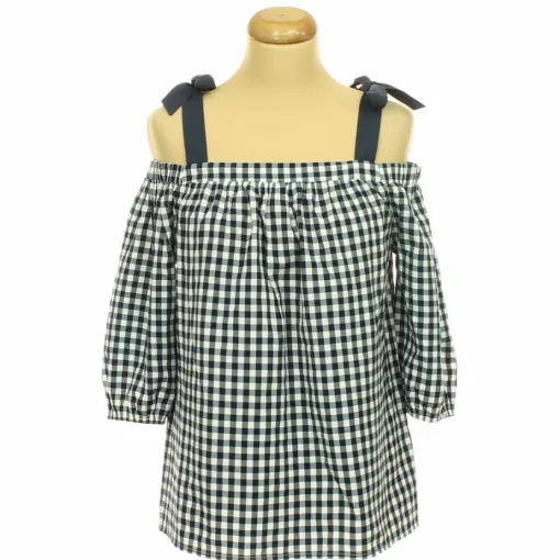 Dorothy Perkins kockás sötétkék felső