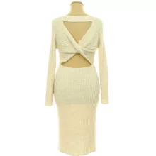 Nyitott hátú kötött ruha