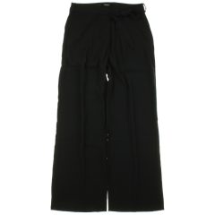 Boohoo fekete bő szárú nadrág