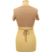 Shein csipkés barna felső