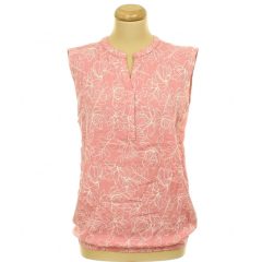 Infinity virágmintás rózsaszín blúz