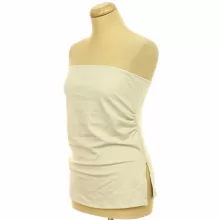 Stradivarius ráncolt bézs top
