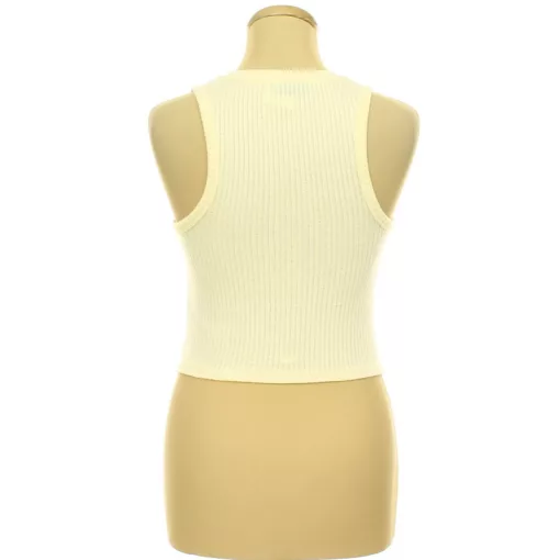 Bershka krémszínű top
