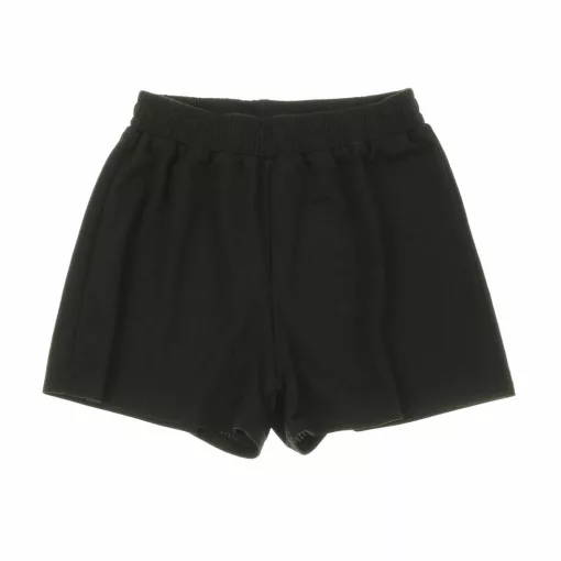 Bordázott fekete rövidnadrág