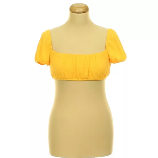 Divided sárga top