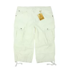 Brandit fehér cargo térdnadrág