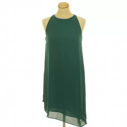 H&M sötétzöld ruha