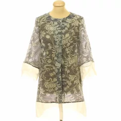 Mintás organza felső