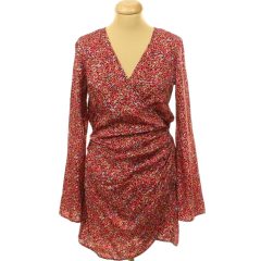 H&M mintás szatén ruha