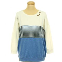 Gina csíkos vékony pulóver