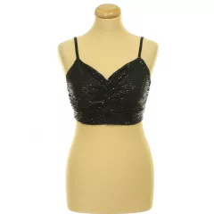 Primark flitteres fekete top
