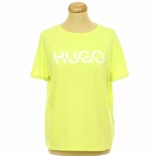 Hugo Boss zöld pamut póló