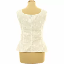 Shein hímzett fehér blúz